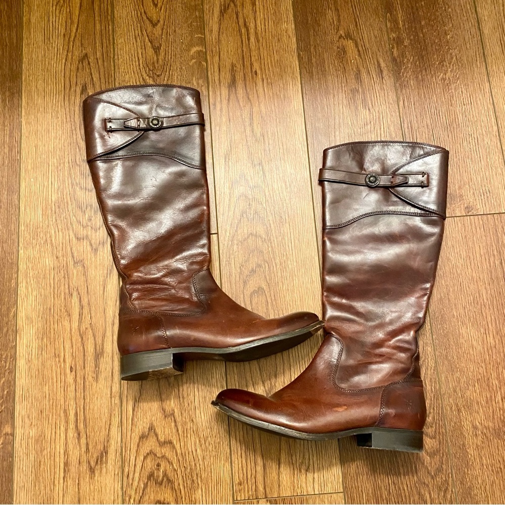 Frye Molly Button Knee High Boots